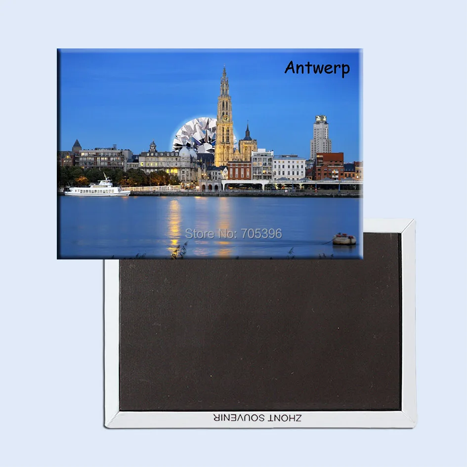 

Decoration Gift Photo Magnets Home Decor Stickers,Belgium Antwerp Magnet 5737 Souvenirs Gift