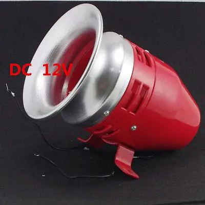 

DC12V DC24V AC110V AC220V Mini Motor Driven Air Raid Siren Horn For Car Truck Alarm MS-390