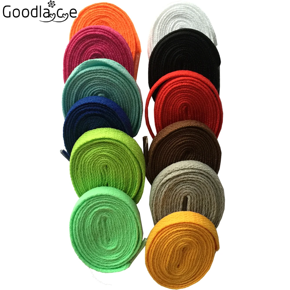 Cordones planos de 220 cm/8,5 pulgadas de largo