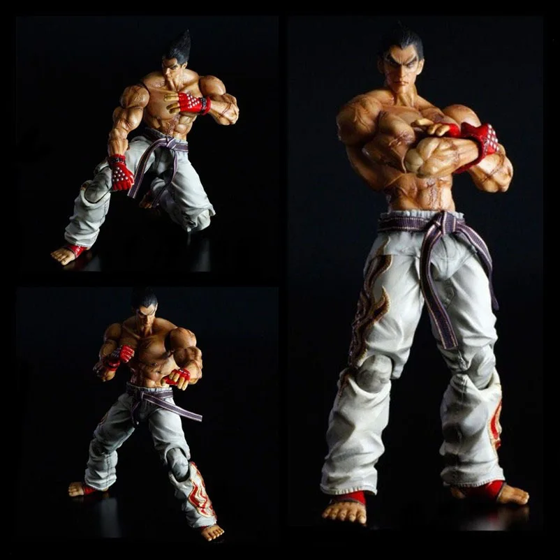 PLAY ARTS 25cm Tekken KAZUYA MISHIMA Action Figure Model Toys