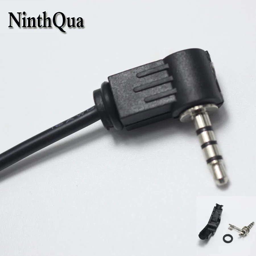 1pcs 3.5mm Mono / Stereo headset plug jack 2 3 4 pole Right Angle Audio Plugs Adaptor Connector