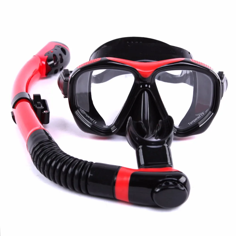 

Whale Large Frame Diving Mask Goggles Anti-fog Waterproof Silicone Diving Glasses With Snorkel Scuba Gear For Diving Set