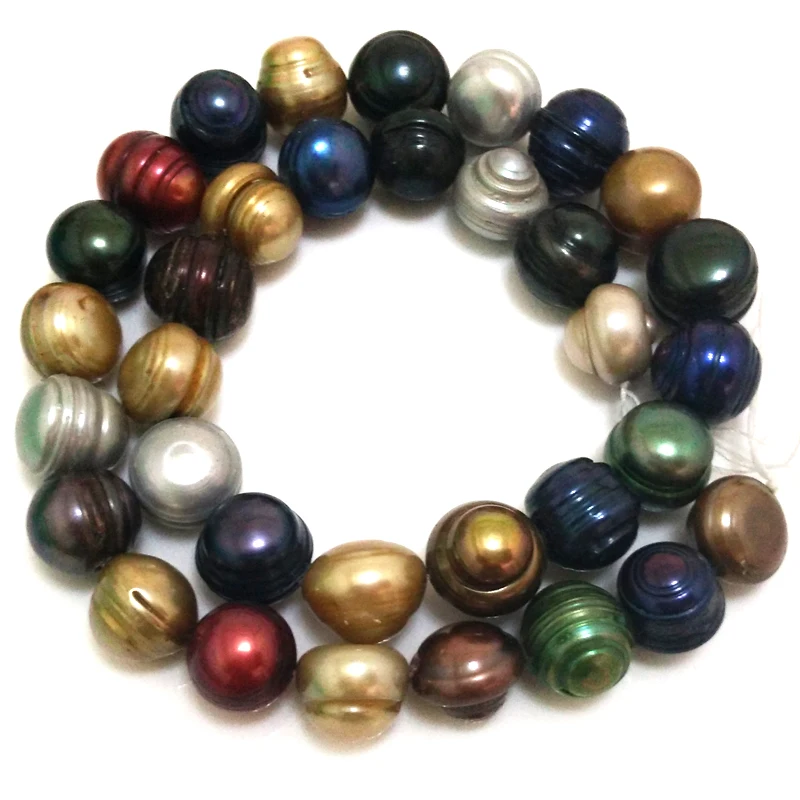 

16 inches 12-13mm Multicolor Natural Large Potato Pearls Loose Strand