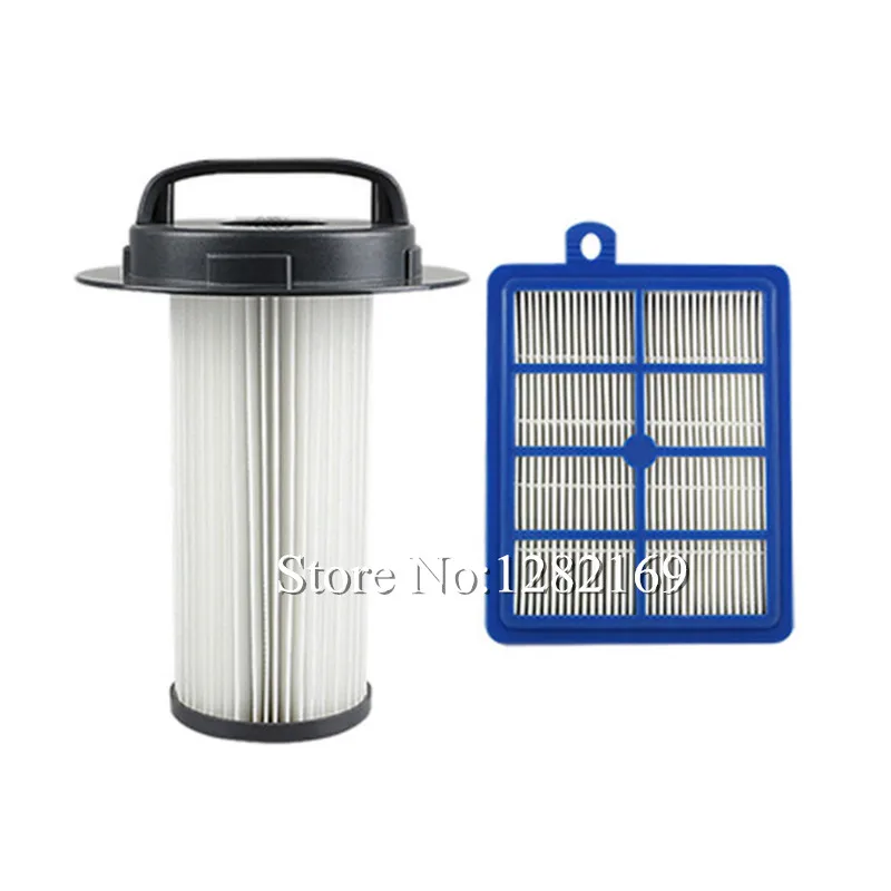 แผ่นกรอง HEPA ทรงกระบอก1X และอะไหล่ไส้กรอง1x สำหรับชุด FC9200 Philips FC9209 FC9212 FC9208B FC9219ฯลฯ