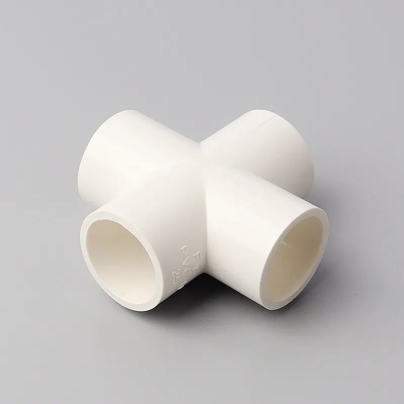 25pcs 25 mm PVC Water End/Straight 3/4 Ways Connector 45/90 Degree Elbow Equal Water Pipe Connector Garden Irrigation Fittings