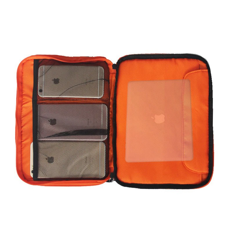 Luluhut étanche Ipad organisateur USB câble de données écouteurs fil stylo puissance banque de stockage de voyage sac kit cas numérique appareils