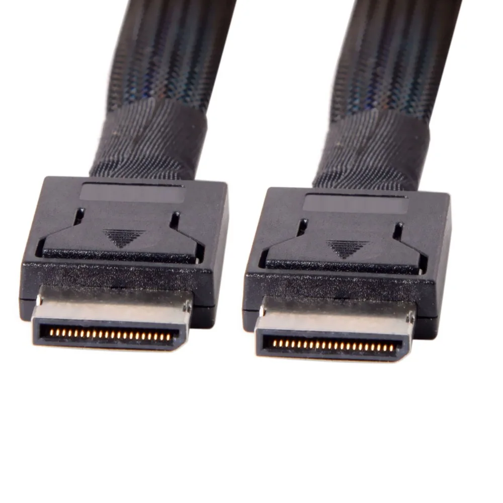 CableCC OCuLink SFF-8611 to OCuLink PCIe PCI-Express SFF-8611 4i SSD Data Active Cable 50cm