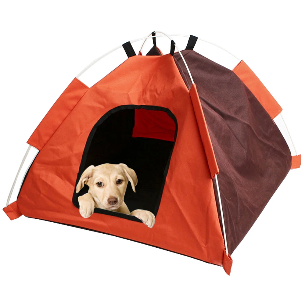 Dog Outdoor Kennel Pet Tent Dog Folding Tent Automatic Dog Camping Rainproof Sunscreen Pet Outdoors House Travel Carrier