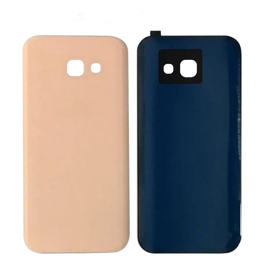 Back Door Rear Glass Battery Cover Replacement For Samsung A3 A5 A7 2017  A320 A520 A720 A320F A520F A720F Battery Back Case