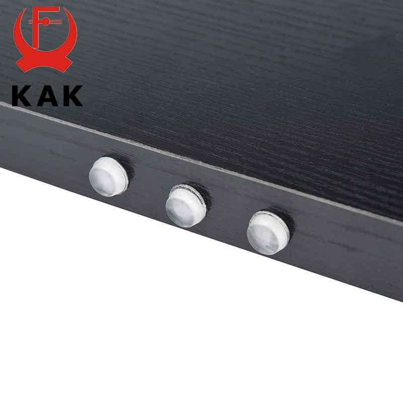 KAK 40 Grain For 1pc 12MM Dia 5MM Thickness Silicon Rubber Kitchen Cabinet Door Pad Self-Adhesive Bumper Stop Damper Cushion