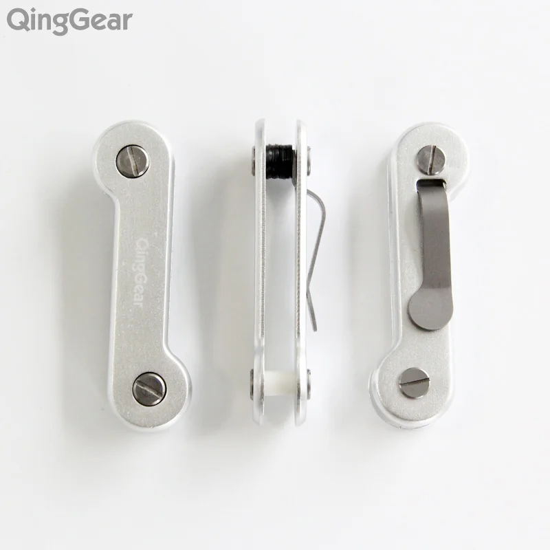 QingGear SKEY Key Organizer Holder door Key Pocket Organization Tool Key Clip With pocket Clip 3 Sets Screw