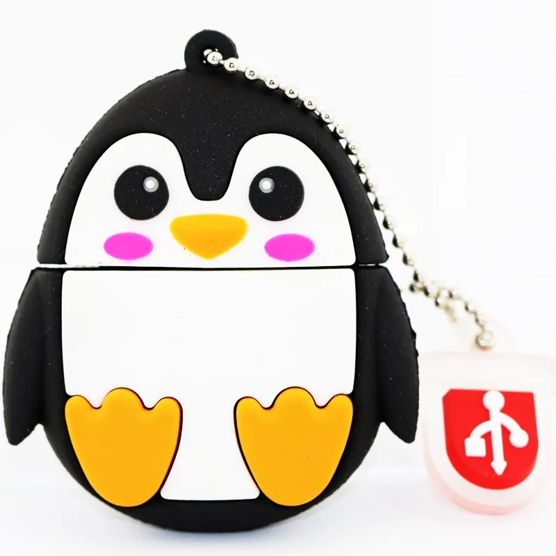 Lucu Bee Penguin Fox Usb 3.0 Usb Flash Drive 4G 8Gb Flash Card16g 32G Kecepatan Tinggi Burung Hantu Pendrive Kapasitas Nyata U Disk Memori Stick