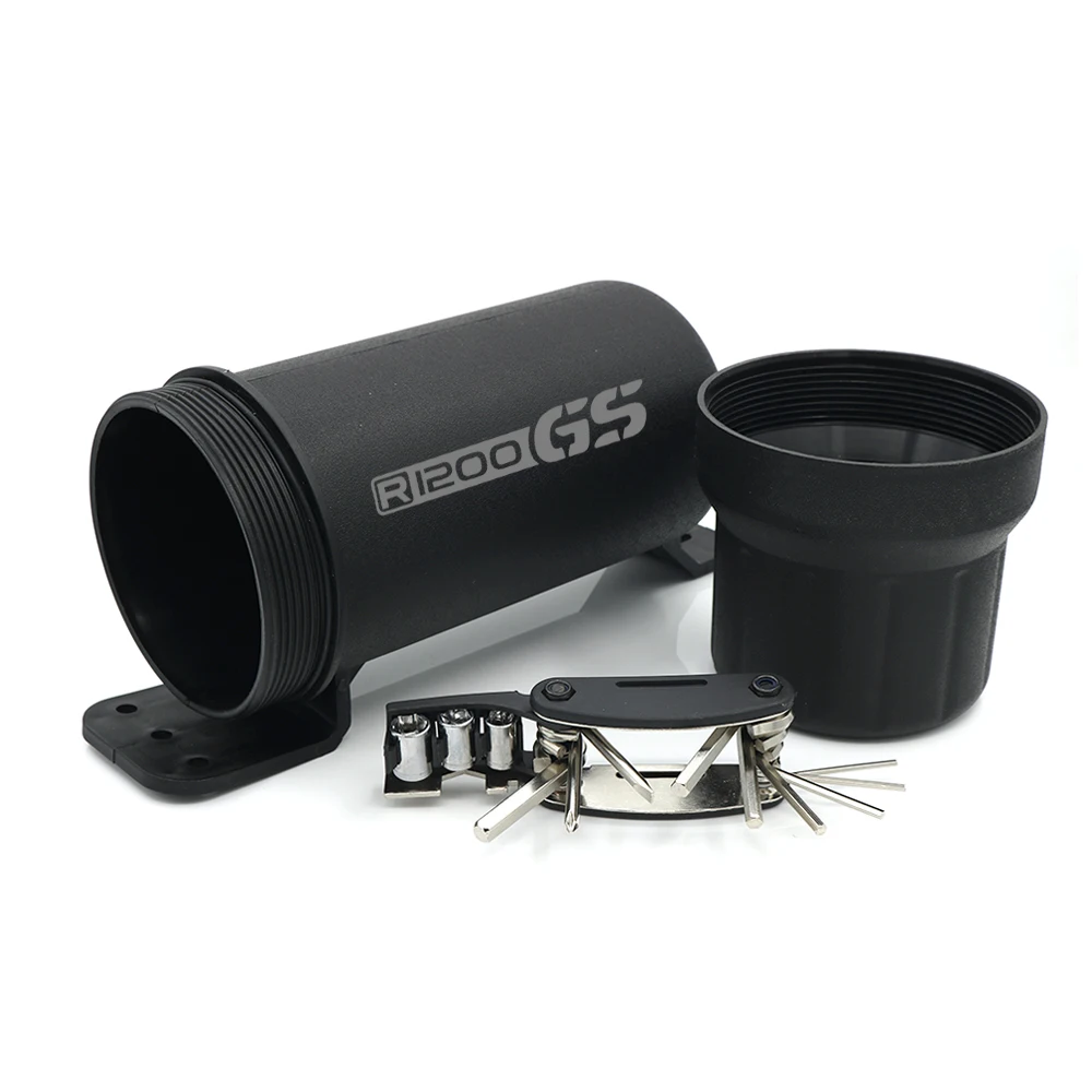 Universal Off-Road Waterproof Tube Gloves Storage Box For BMW R1200GS R1200RT R1150GS R 1200GS 1200RT 1150GS R nineT With 1 Tool
