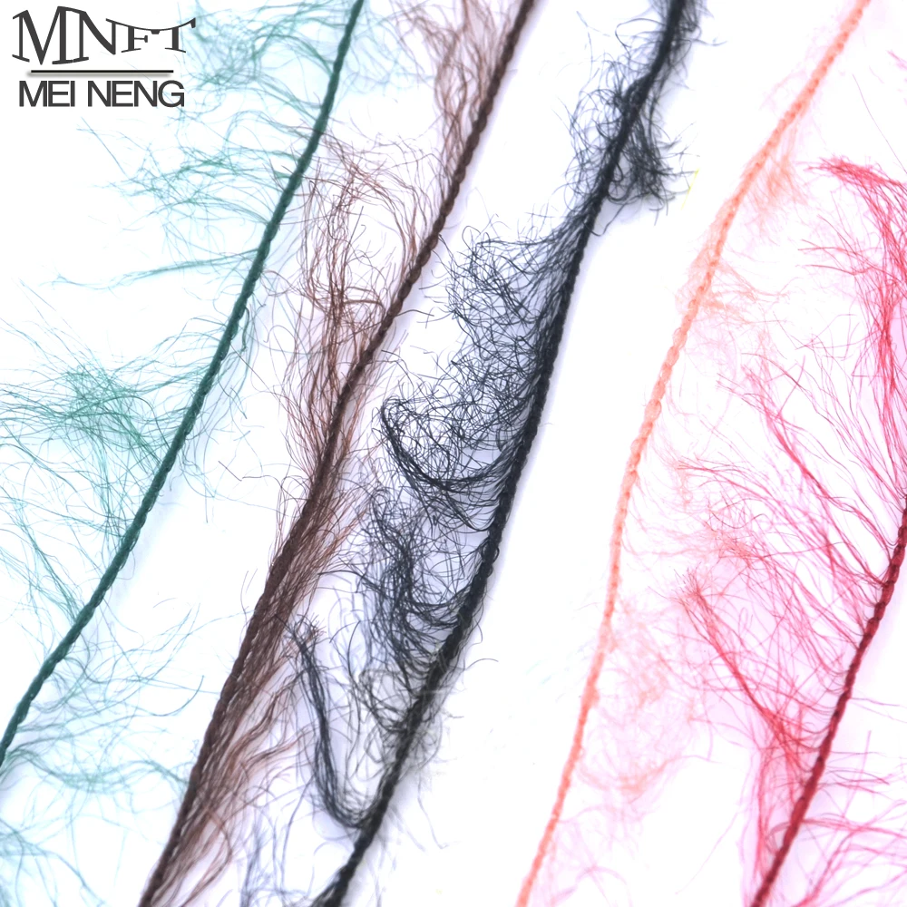 MNFT 5 Meters Assorted Colors Fly Tying Dubbing Line Yarn Scud Sand Worm Flies New Fly Tying Material For Nymph Adult Body