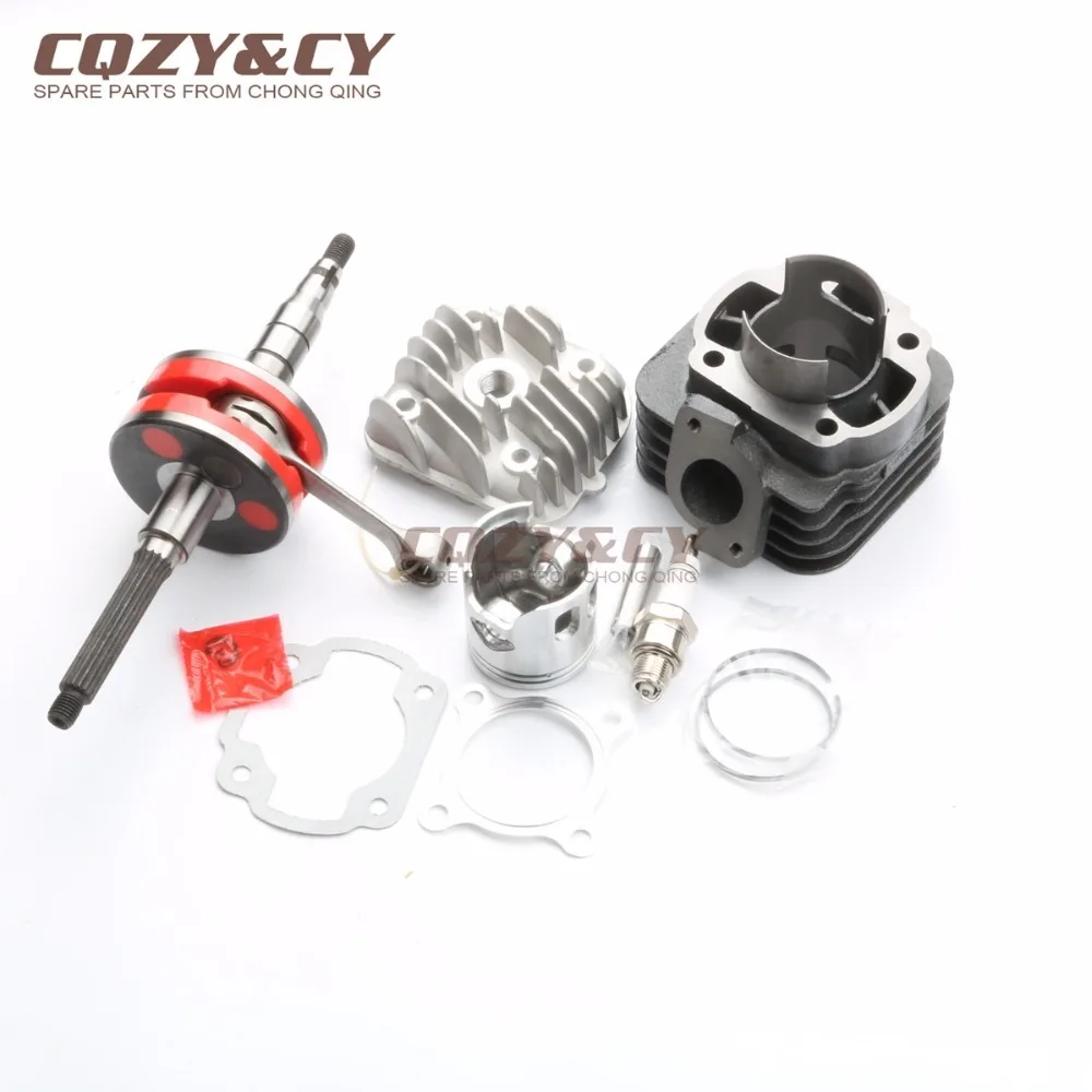 70cc Big Bore zestaw siłowników i bakelitowy wał korbowy do YAMAHA 50 osi wiatr JOG NEOS VINO, dlaczego wy 50cc 47mm /10mm