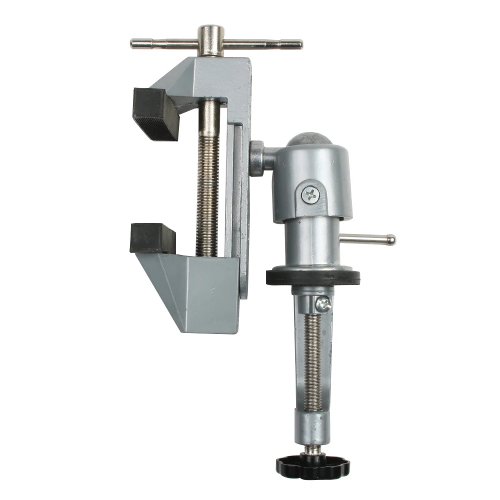 2 In 1 Multifunction Table Vise Bench Aluminium alloy 360 Degree Rotating Universal Clamp Units Vise Mini