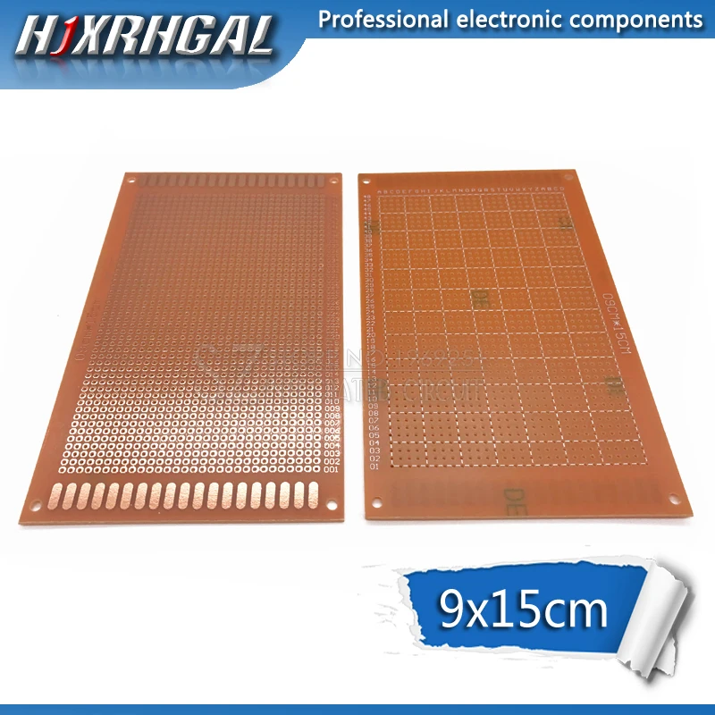 2PCS 9x15cm 9*15 DIY Prototype Paper PCB Universal Experiment Matrix Circuit Board hjxrhgal