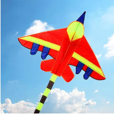 Free shipping 3m kites flying air plane kite toys for kids kites fighter kite with handle line wei kite elf aircraft kites koi