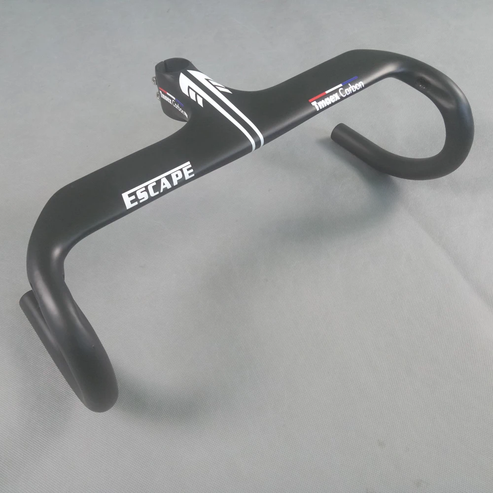 2024 newly carbon fibre road integrated handlebar with stem  matte ud racing cycling bicycle handlebar 400/420/440mm