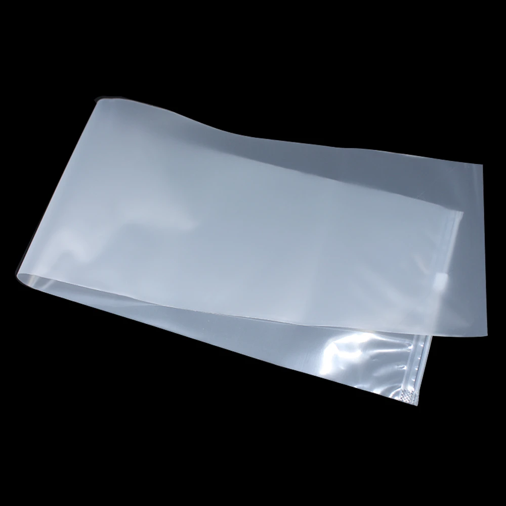 Wholesale 14x55cm Matte Clear Self Seal Zip Lock Plastic Bag Seal Ziplock Transparent Long Poly Packaging Pouch For Grocery Pack