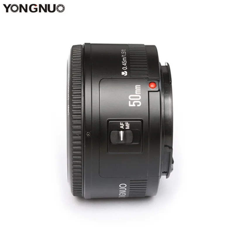 YONGNUO YN50mm YN50 F1.8 Camera Lens EF 50mm AF MF Lens Aperture For Canon EOS Rebel T6 700D 750D 5D 6D Mark II IV 10D Dslr Lens