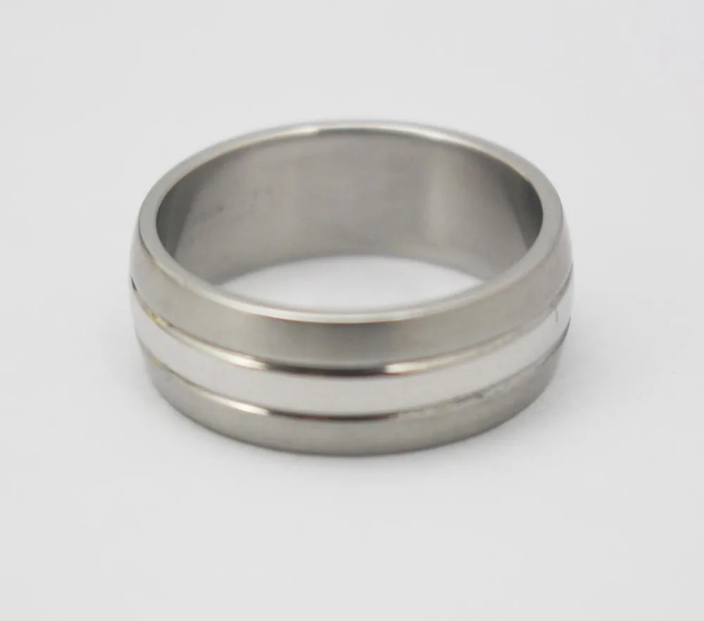 316L Stainless Steel Ring Mens Jewelry Wedding Band Silver Color Finger Ring Size 5.5 6 7 8 9 10 13 14