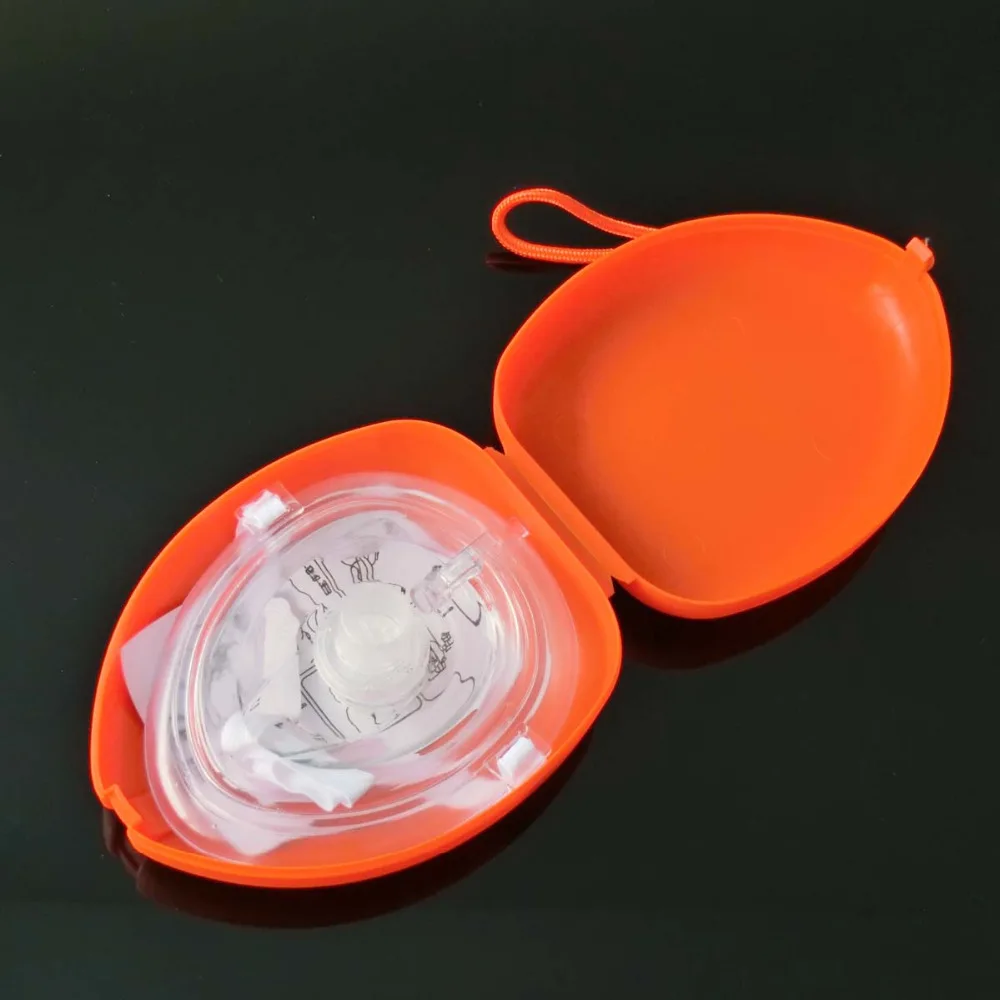 Mixed Color CPR Cardiopulmonary Resuscitation Emergency Face Mask Patients Expiration Protection Prevent Cross Infection