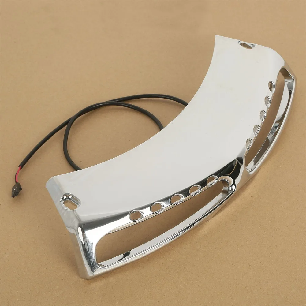 Motorcycle Chrome Fairing Headlight Lower Grill For Honda Goldwing 1800 GL1800 2001-2017 05 F6B 2013-2016 2014 2015 ABS Plastic