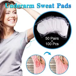 100/200/300/400pcs Underarm Sweat Pads Absorb Liners From Sweat Armpit Stickers Anti Armpits Pads For Clothes Deodorant For Men