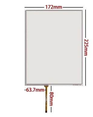 

172*225 mm 225*173 New 10.4 inch touch screen for LQ104V1DG52 DG51 21 59 LQ10D367 36A touch screen