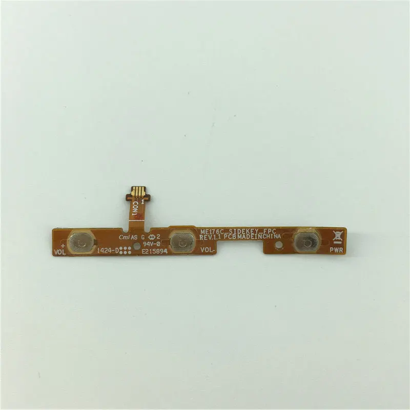 Volume Button Vibration Motor and Power Switch Flex Cable For ASUS Memo Pad 7 ME176