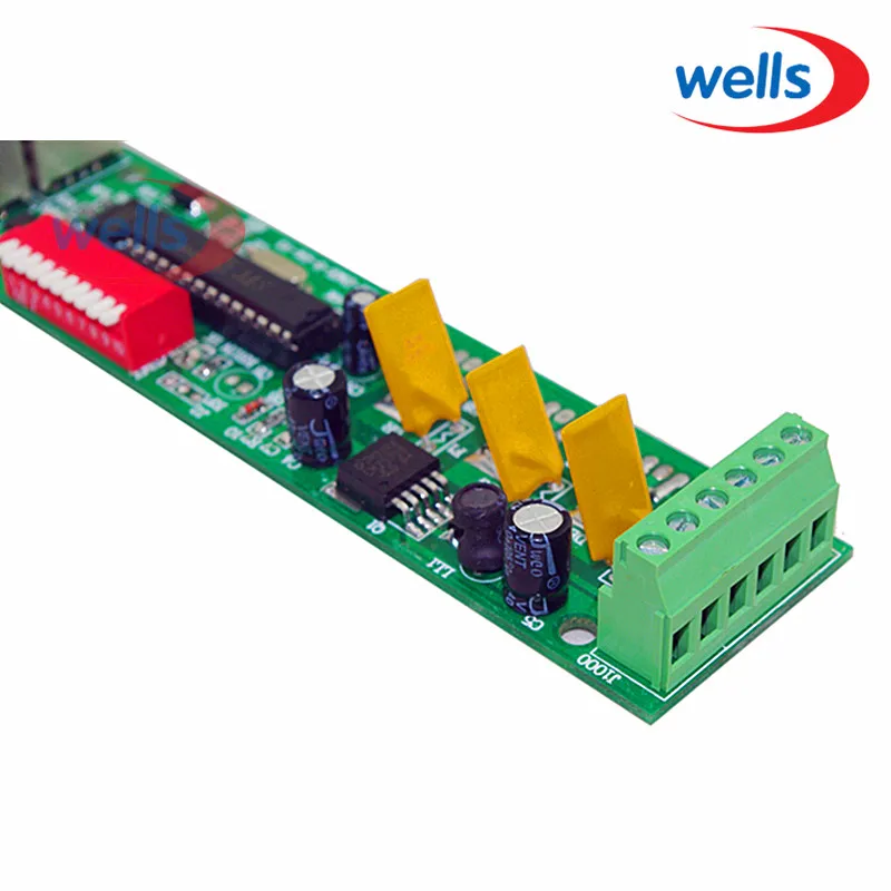 DMX512 3CH controller,Constant voltage common anode,short-circuit protection ,DC5~24V,MAX 15A RGB controller