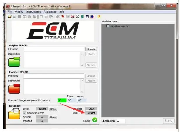 New Version ECM 1.61 TITANIUM V1.61 with 26000 +new winols 2.24 WinOls 2.24 +unlock patch