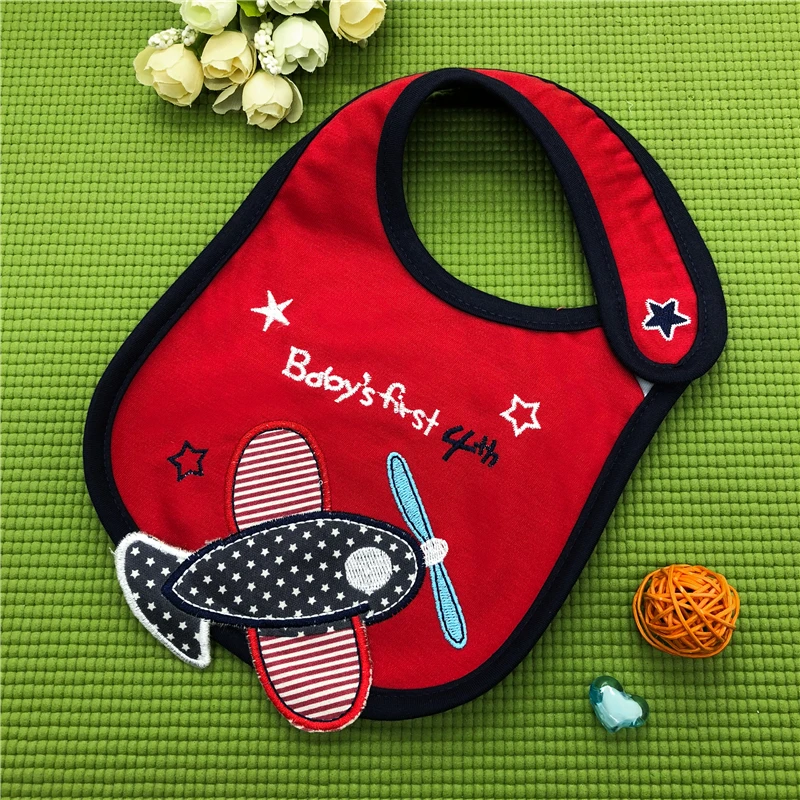 1PC Newborn Baby Bibs Waterproof Cotton Bandana Baberos Burp For Kids Girls Boys Feeding Clothing DS19