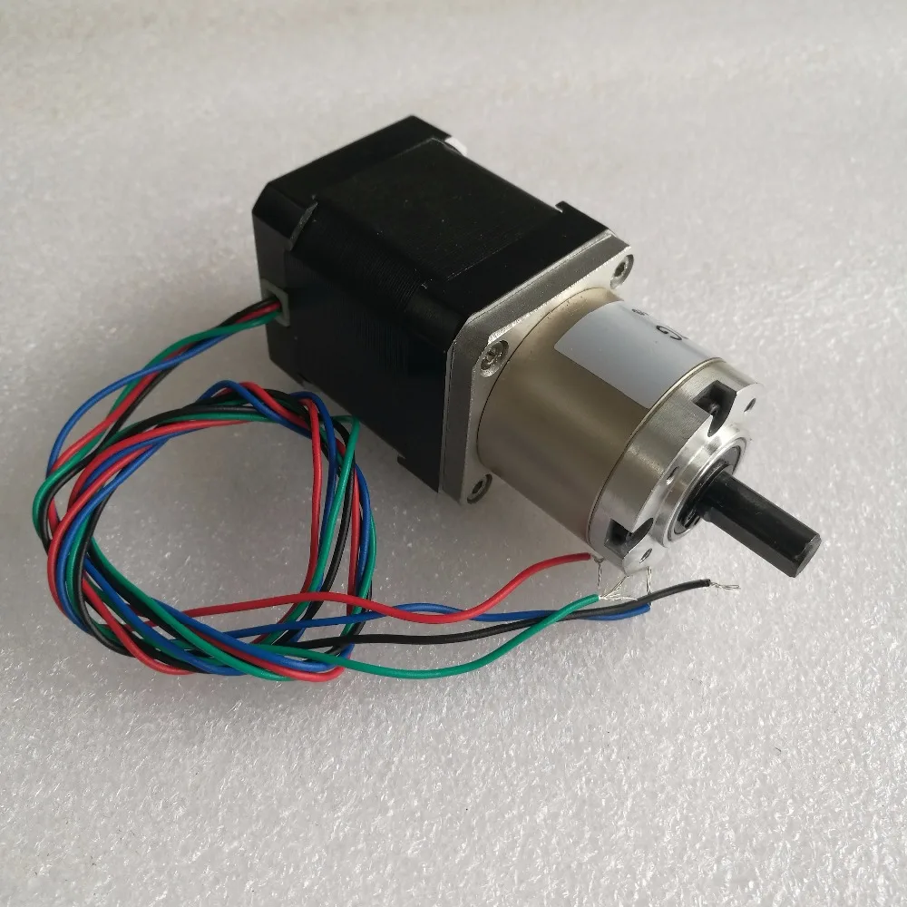 

3pcs/lot 4-lead Nema17 Stepper Motor 42 motor Extruder Gear Stepper Motor Ratio 100:1 Planetary Gearbox Nema 17 Step Motor