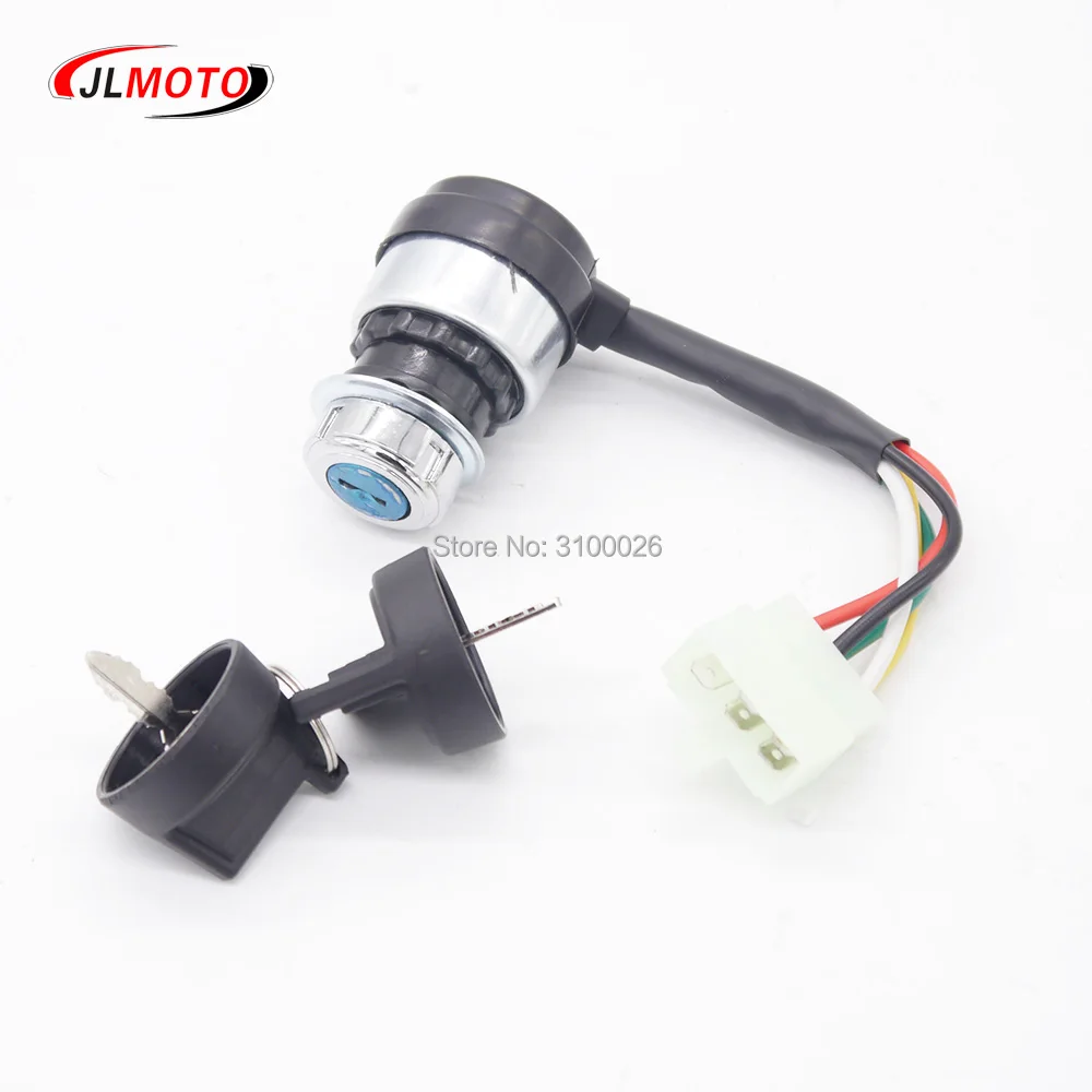 

5 Pin Key Ignition Switch Fit For 50cc 110cc 150cc 200cc 250cc 300cc 400cc Gasoline Go Kart UTV Buggy Karting 4 Wheel Bike Parts