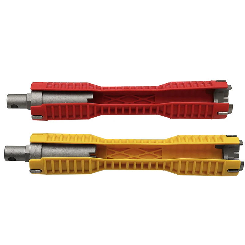Llave hexagonal multifunción de 7/8 pulgadas para el hogar, llave de fregadero, instalación roja, herramientas de instalación