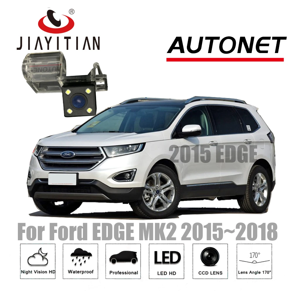 

JIAYITIAN Rear View Camera for Ford Edge Endura 2015 2016 2017 2018 CCD/Night Vision/Reverse backup Camera/license plate Camera