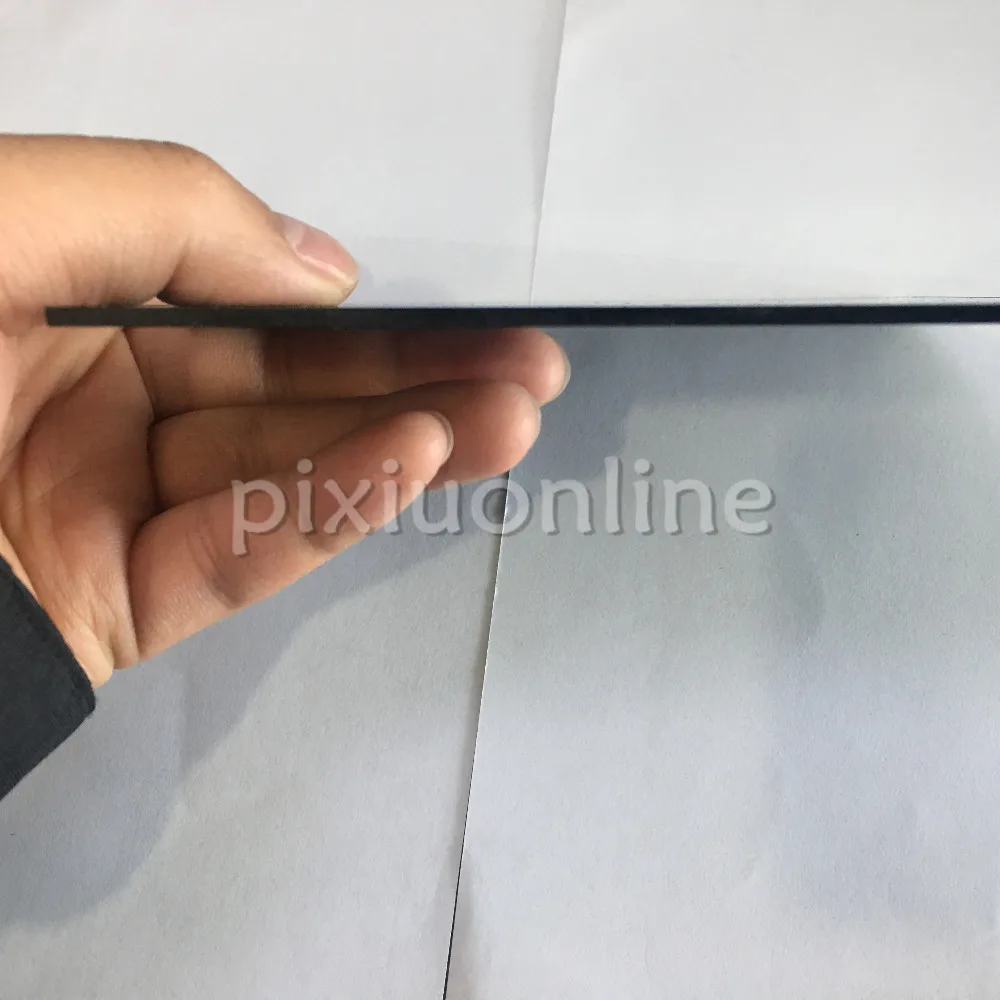 1pc J592b Black Color Opaque Acrylic Board Non-transparent Plastic Sheets 15*15cm Thickness 2.3mm DIY Material Free Shipping RU