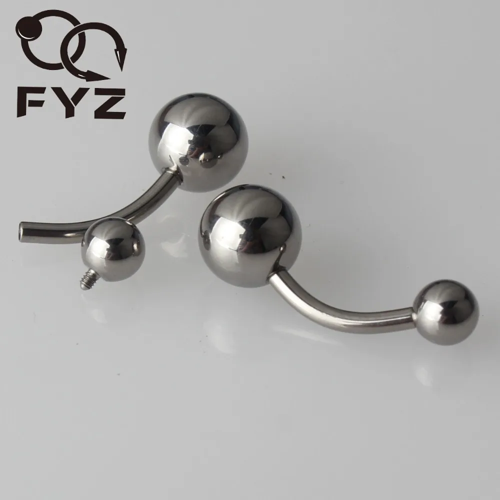 

Mix 4 Size G23 Titanium Internally Threaded 14g Navel Bell Button Ring Ear Cartilage Helix Tragus Stud Piercing Body Jewelry