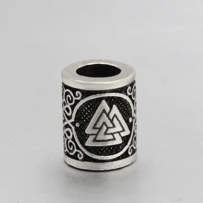 Men Leather Black Multilayers Viking bracelets Runes Charms Beads Norse Viking Pagan Valknut Amulet Odin DIY Bracelets Bangles