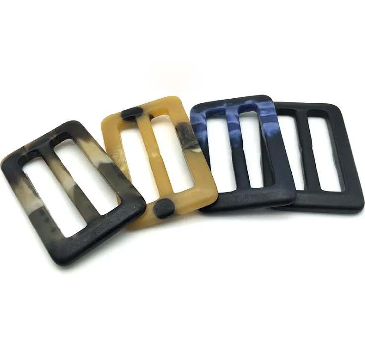 New waist buckle Resin Top coat buckle yellow/blue/black/coffee windbreaker round edge button white suit button