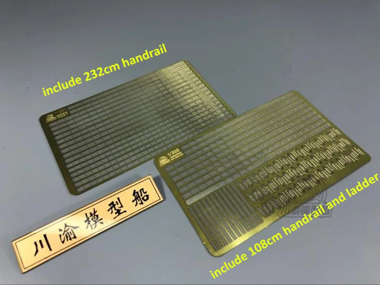 1/350 Schaal Foto-geëtste PE Leuning & Ladder voor WWII US Battleship Model Kit (2 stks/set)