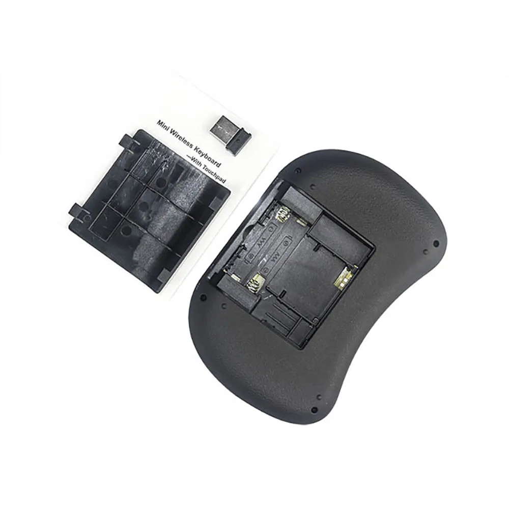 VONTAR – Clavier sans fil portable, 2,4 GHz, i8, version pour le russe, l'anglais, l'hébreu, pavé tactile Air Mouse, pour Android TV BOX, Mini PC