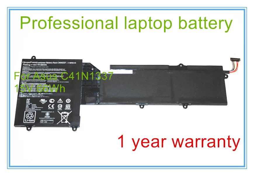 C41N1337 15 V 66Wh asli Baterai laptop Baru 8 cell untuk C41N1337 Seri Notebook