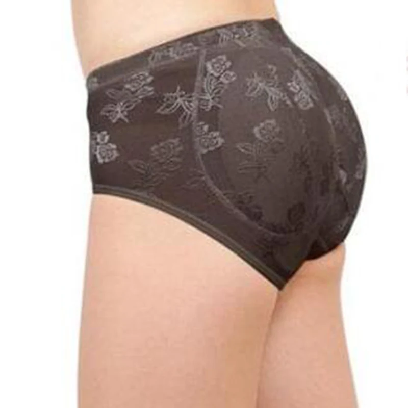 Bragas de realce de trasero falso para mujer, bragas de esponja extraíbles acolchadas, Jacquard, moldeador de cuerpo, desmontable, novedad, 1 unidad