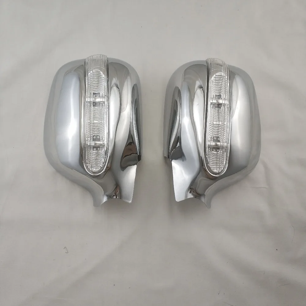 

Novel style Rearview mirror cover For Toyota Picnic Ipsum 1995-2001 ABS Chrome plated door mirror covers with Le'd
