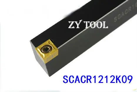 SCACR1212K09 12*12mm Metal Lathe Cutting Tools Lathe Machine CNC Turning Tools External Turning Tool Holder S-Type SCACR/L