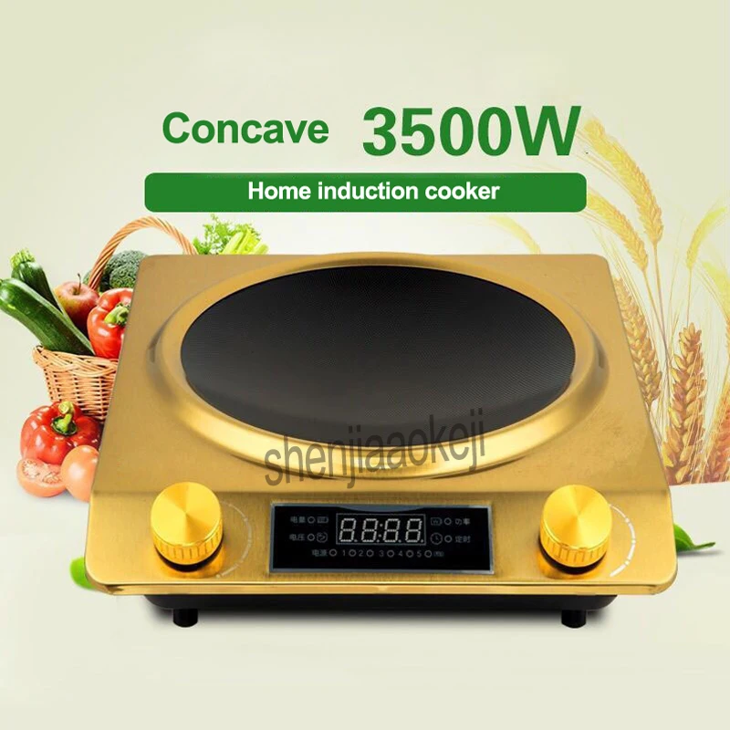 Waterproof high power Concave type magnetic Hotpot cooker intelligent Electric mini hot pot stove Home induction cooker 3500W