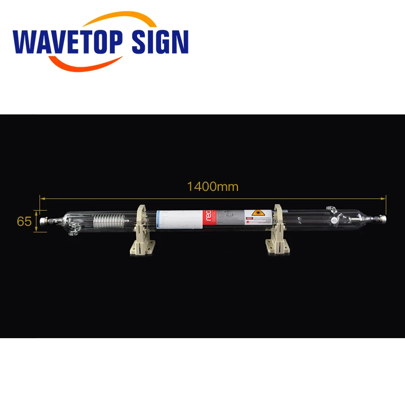 Reci T4 Co2 Laser Tube 1400mm 100W Dia.65mm and Power Supply DY13 100W Glass Laser Lamp for CO2 Laser Engraving Cutting Machine